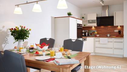 Ferienwohnung für 4 Personen, mit Balkon und Ausblick an der Mosel