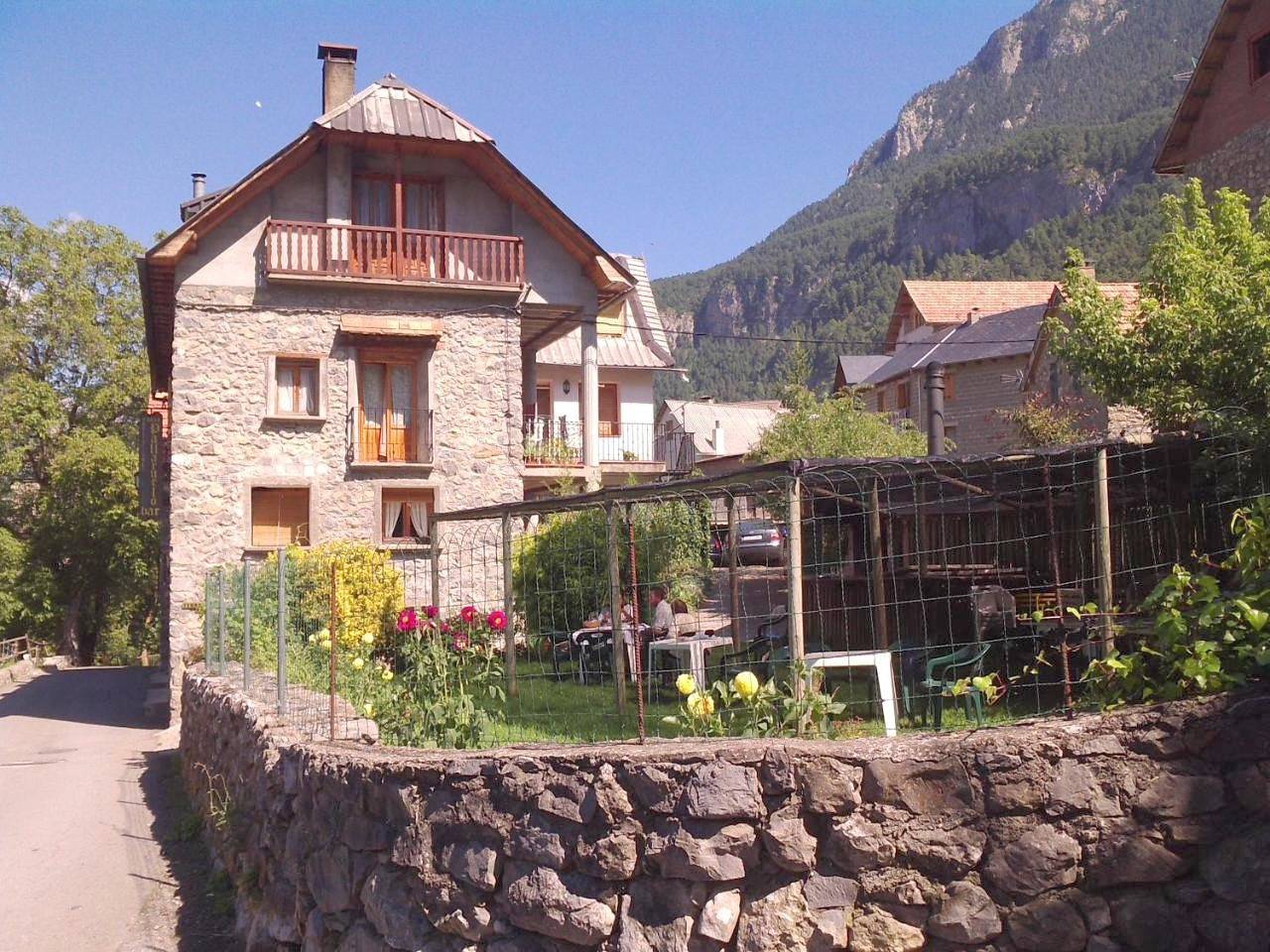 Pensión Pallaruelo in Saravillo, Plan 