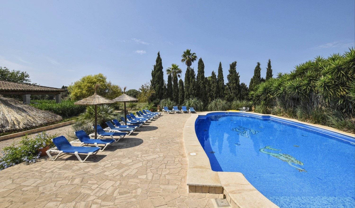 Villa 'Na Pont' con piscina, jardín, terraza y Wi-Fi in Campos, Mallorca Sur