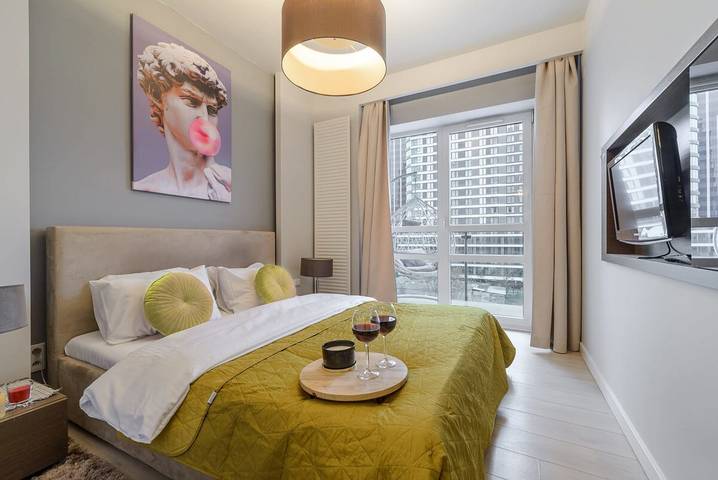 Ferienwohnung für 3 Personen, mit Balkon/Terrasse, kinderfreundlich in Warschau