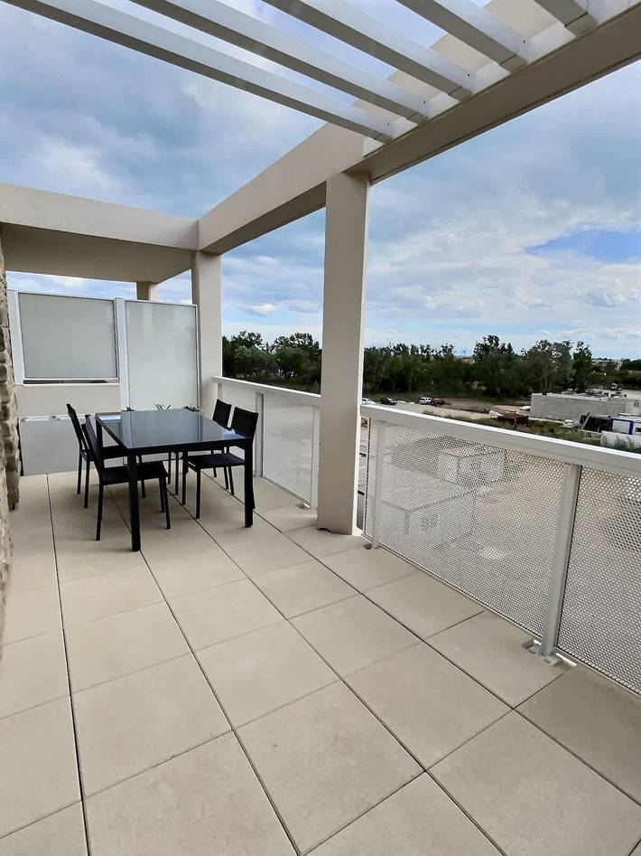 Studio pour 4 personnes, avec balcon/terrasse, adapté aux familles