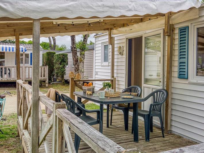 Camping Romanée - Le Châtelet  - Mobilheim 4 personen - Komfort 2 Zimmer in Saint-Cast-le-Guildo, Dinan und Umgebung