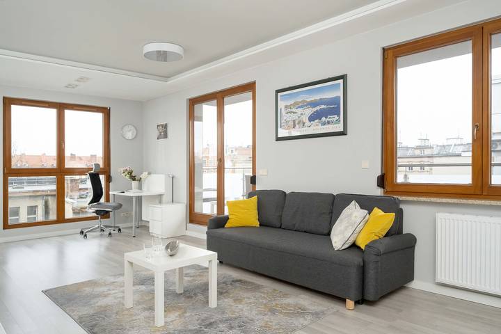 Apartament wakacyjny dla 4 osób, z Ogród w Wrocław