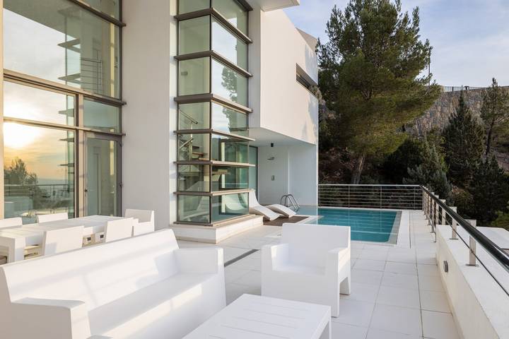 Villa pour 8 personnes, avec terrasse à Altea