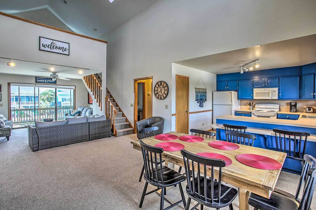 Steps to Sunset Beach: Canal-Front Home w/ Dock! in Sunset Beach (NC), Brunswick County