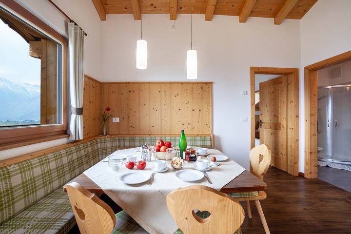 Gîte pour 4 personnes, avec jardin et balcon à Scena - 3