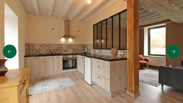 Gîte pour 6 personnes, avec jardin et vue à Neuvy-au-Houlme