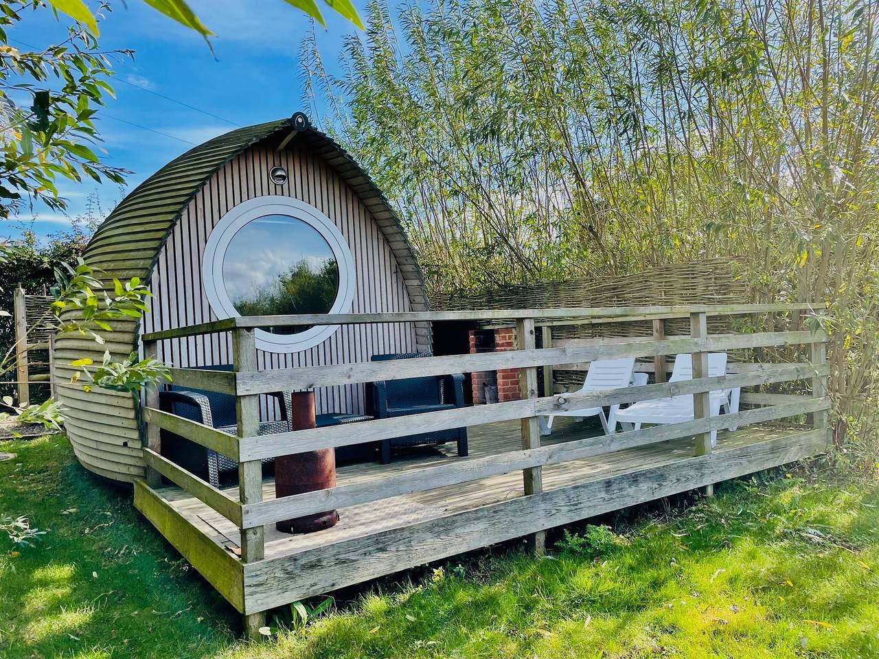 Armadilla 1 at Lee Wick Farm Cottages & Glamping in Point Clear, St Osyth