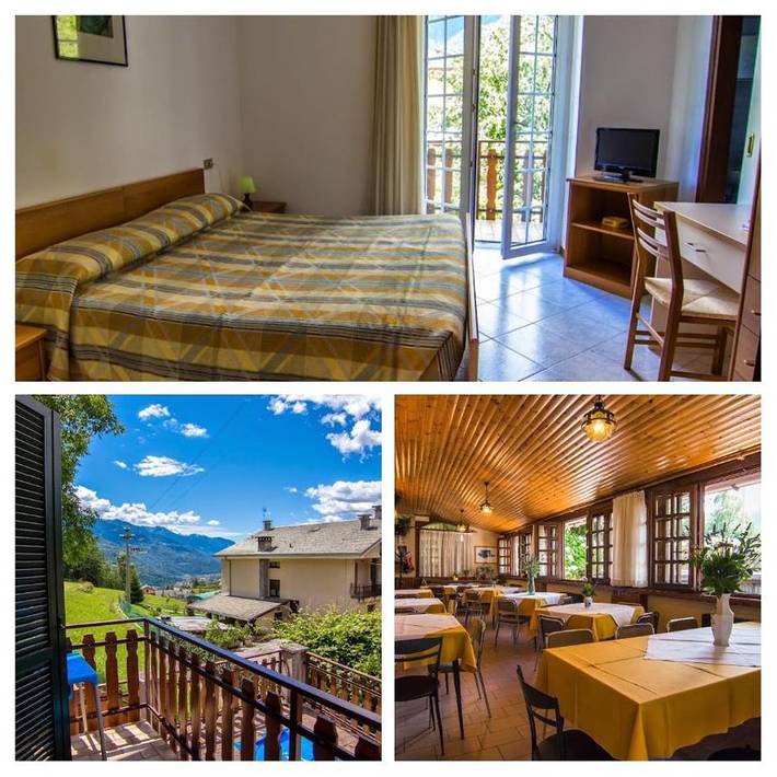 Hôtel pour 10 personnes, avec jardin et vue à Teglio