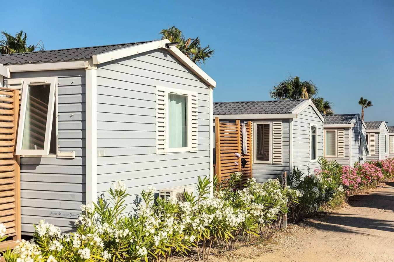 Mobil-home | Comfort | 2 Hab. | 4 pers. | Terraza simple | A/C in Palavas-les-Flots, Costa mediterránea (Francia)