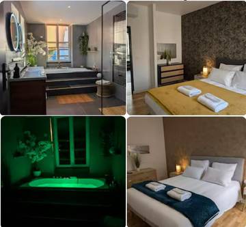 Gîte pour 4 personnes, avec balcon et vue à Montluçon