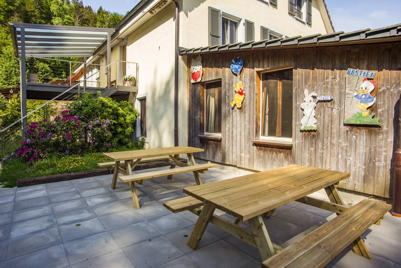Ferme du Bonheur - Chez l'Gaby - Schlafen im Stroh (10 Plätze) in Porrentruy, Kanton Jura