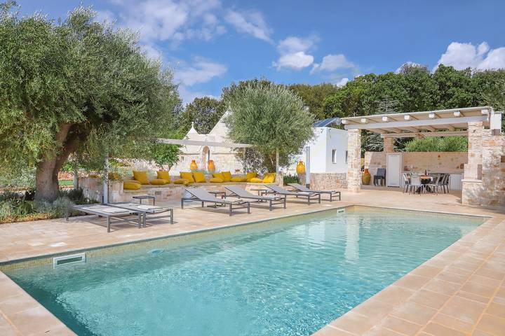 Trullo per 4 persone, con giardino a Monopoli