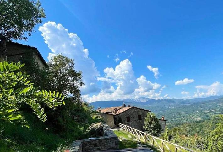 Maison de campagne pour 4 personnes, avec jacuzzi et jardin ainsi que sauna et terrasse, animaux acceptés à Pieve Fosciana - 4