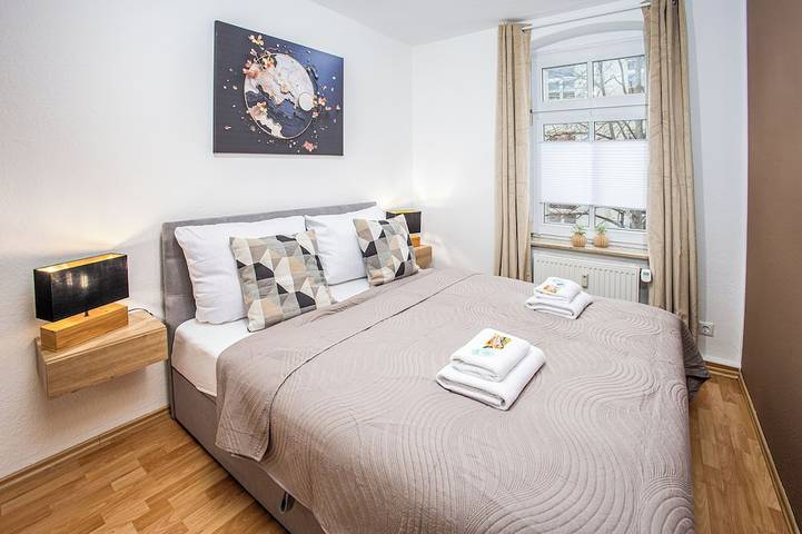Apartamento entero, Brockheus Apartments: Central Apart. | Kitchen | Parking | Washingmachine | Wifi in Magdeburgo, Elbe-Börde-Heide