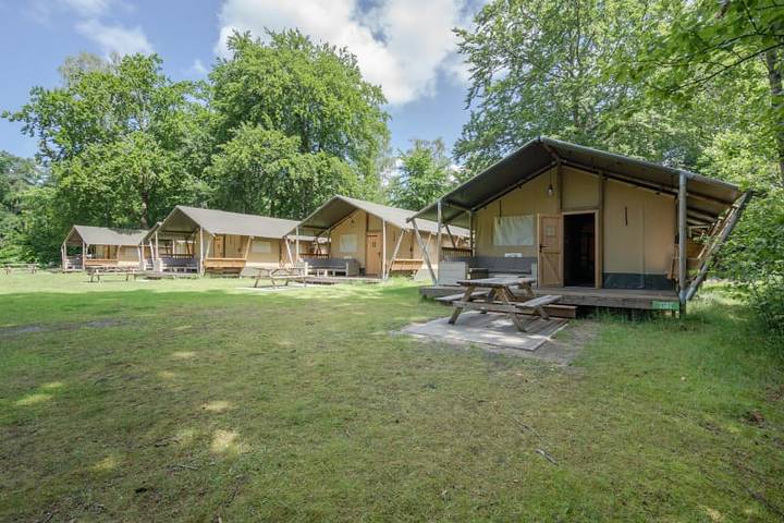 Camping voor 6 personen, met Balkon/Terras en Terras in Utrechtse Heuvelrug
