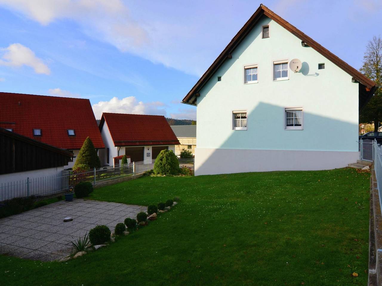 Cosy holiday home in the Upper Palatinate Forest with a fenced garden and seating corner in Stadlern, Naturpark Oberpfälzer Wald