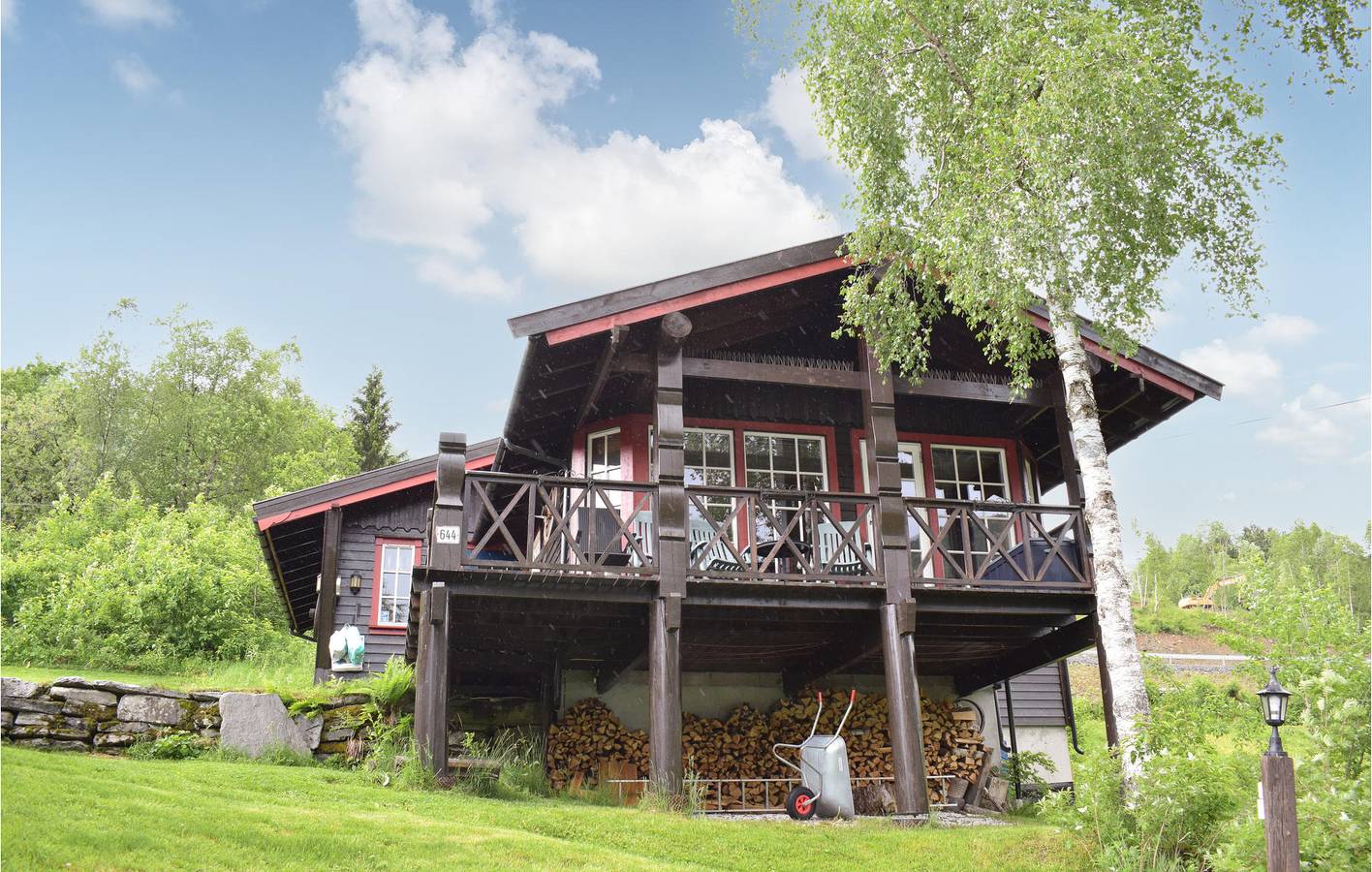 Feriehus for 14 personer med terrasse in Myrkdalen, Voss