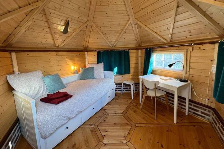 Maison de vacances pour 3 personnes, avec jardin