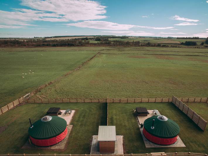 Glamping for 4 people, with garden in Scotland