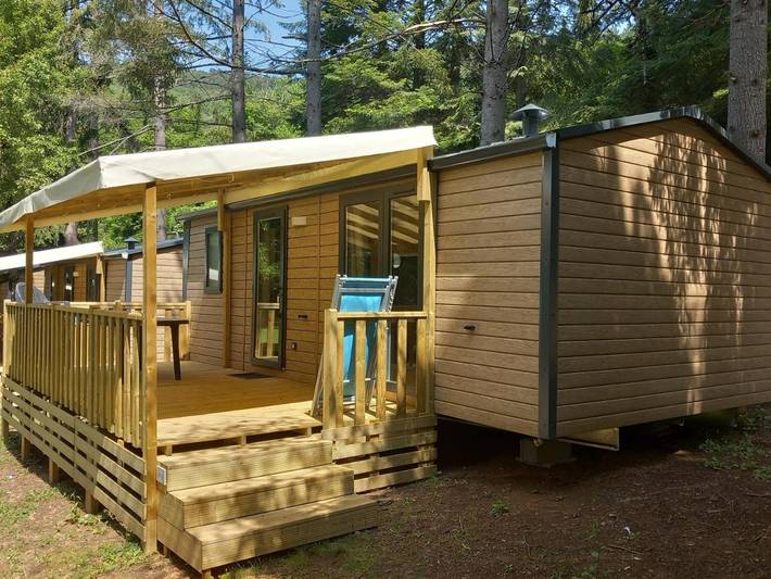 Camping pour 4 personnes, avec jardin ainsi que sauna et vue, animaux acceptés dans Lozère - 3