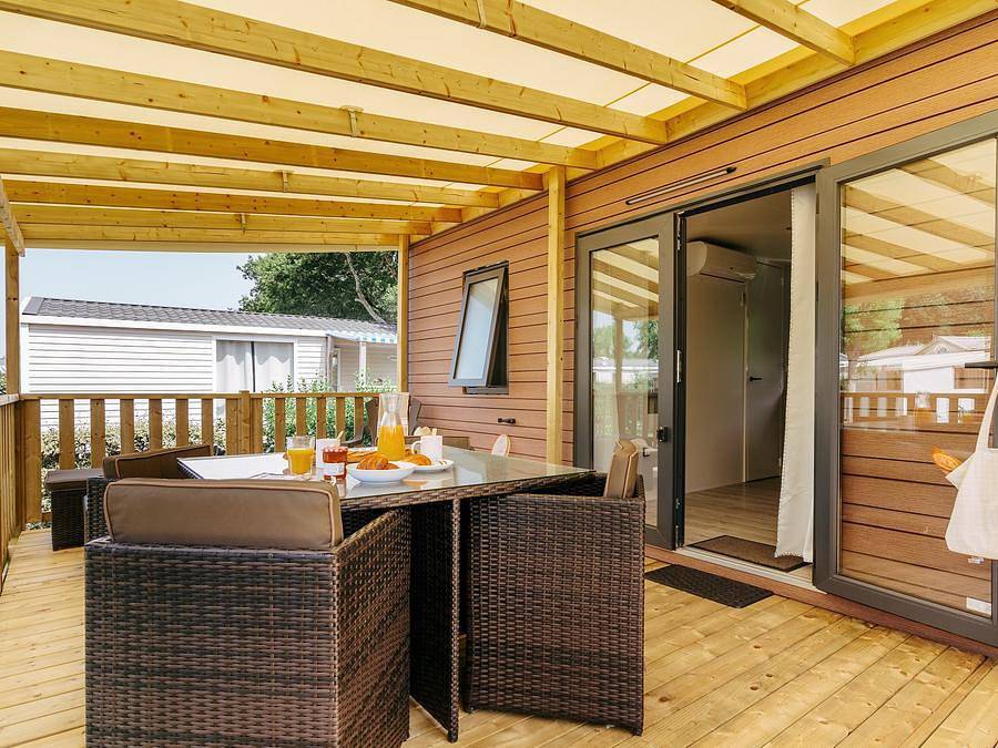 Camping Garrofer - Mobilhome 6 personas - Premium Azure | 3 Dormitorios | 5/6 Pers | Terraza Salón | Aire acondicionado in San Pedro de Ribas, Garraf