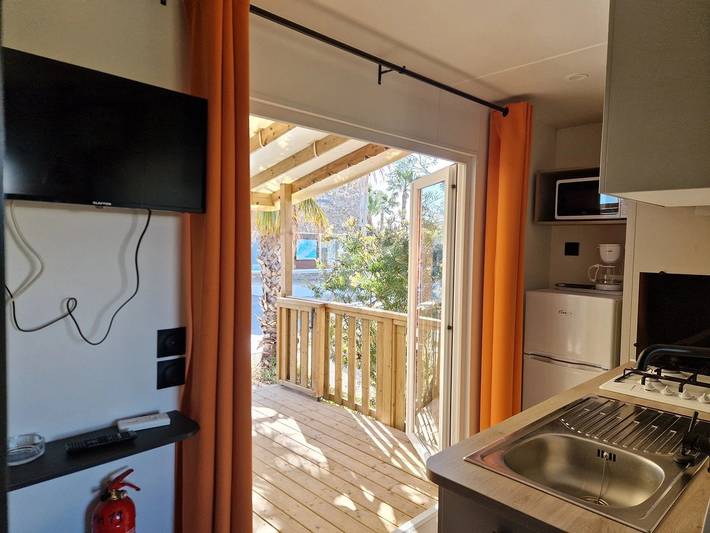 Mobil home pour 4 personnes, avec bassin pour enfant dans Serignan Plage - 3