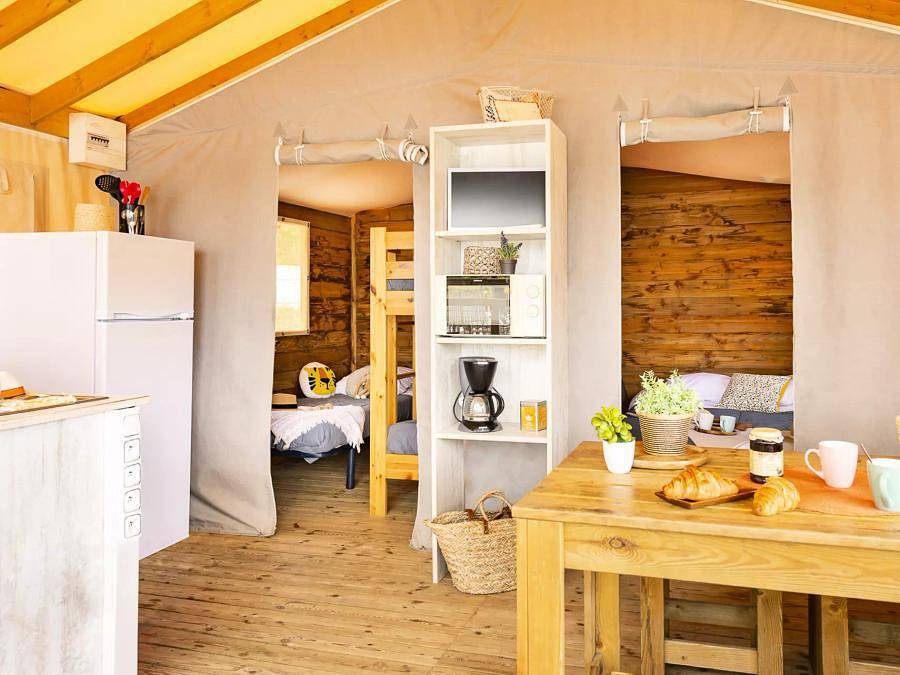 Camping La Citadelle - Lodge 4 personen - Lodge Premium 3 Zimmer 4 Personen in Loches, Loches und Umgebung