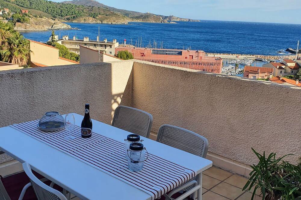 Appartement entier, Fantastique vue sur la mer in Côte Vermeille, Banyuls-sur-Mer