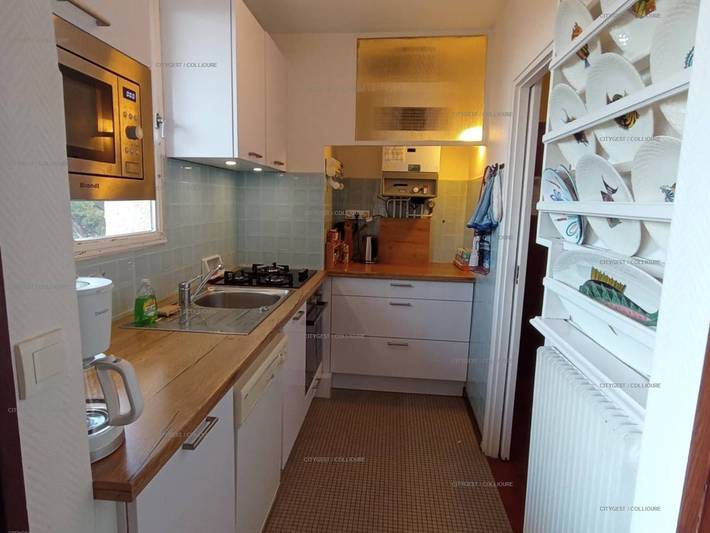 Ganze Wohnung, Geräumige F3 mit Parkplatz, Collioure, nahe Strand und Zentrum in La Côte Vermeille, Collioure