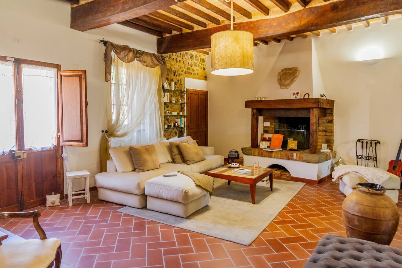 Villa im mittelalterlichen Borgo mit Bergblick, Wlan und Klimaanlage in Cinigiano, Grosseto Provinz