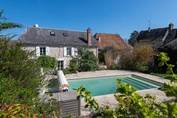 Maison de vacances pour 8 personnes, avec piscine ainsi que terrasse et jardin dans Val-d'Oise