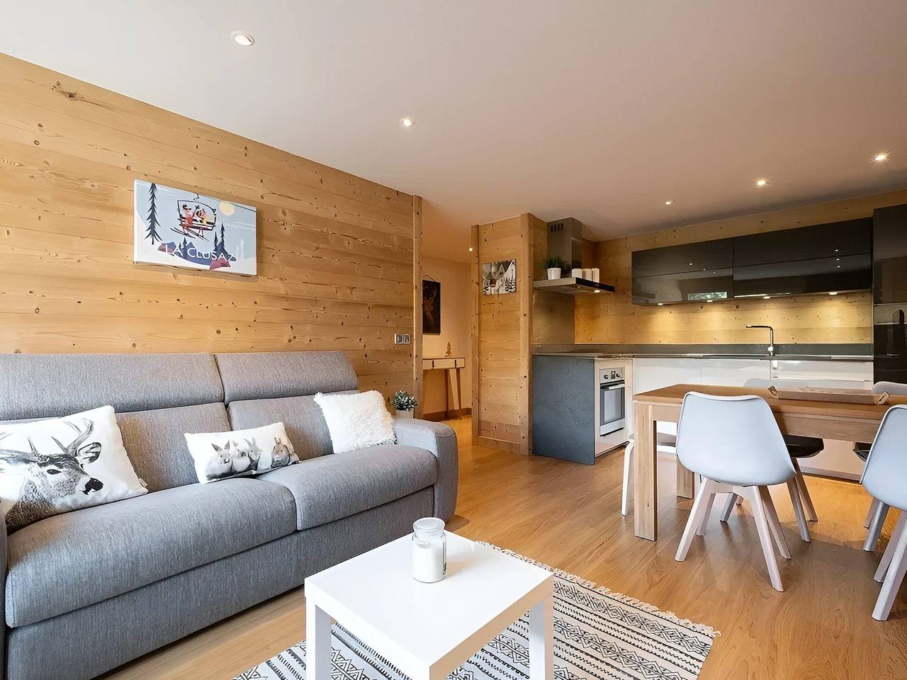 Appartement entier, Appartement Chaleureux 3* 4 Pers. Proche Pistes in La Clusaz, Région d'Annecy