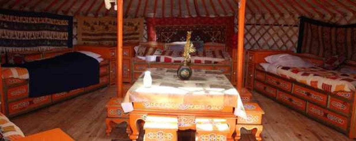 Tente pour 4 personnes, avec bassin pour enfant dans le Lot-et-Garonne - 2