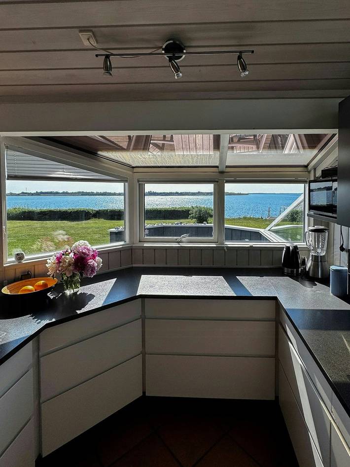 Haus direkt am Wasser in erster Reihe am Fyns Hoved in Martofte, Kerteminde und Umgebung