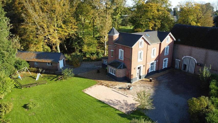 Cottage pour 15 personnes, avec jardin et vue, animaux acceptés dans Ghissignies