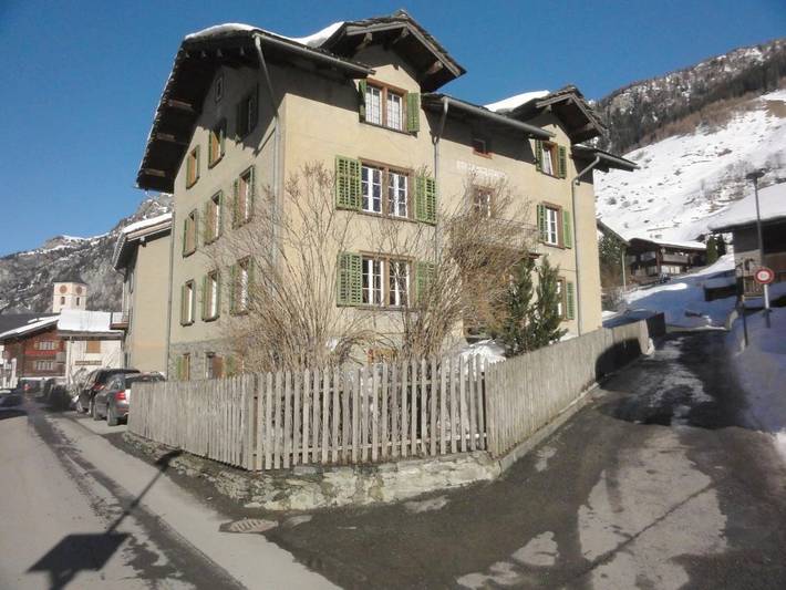 Ferienwohnung für 3 Personen, mit Balkon und Terrasse sowie Garten und Ausblick