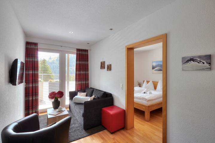 Appartement de vacances pour 3 personnes, avec Balcon ainsi que Terrasse et Sauna dans Damuls