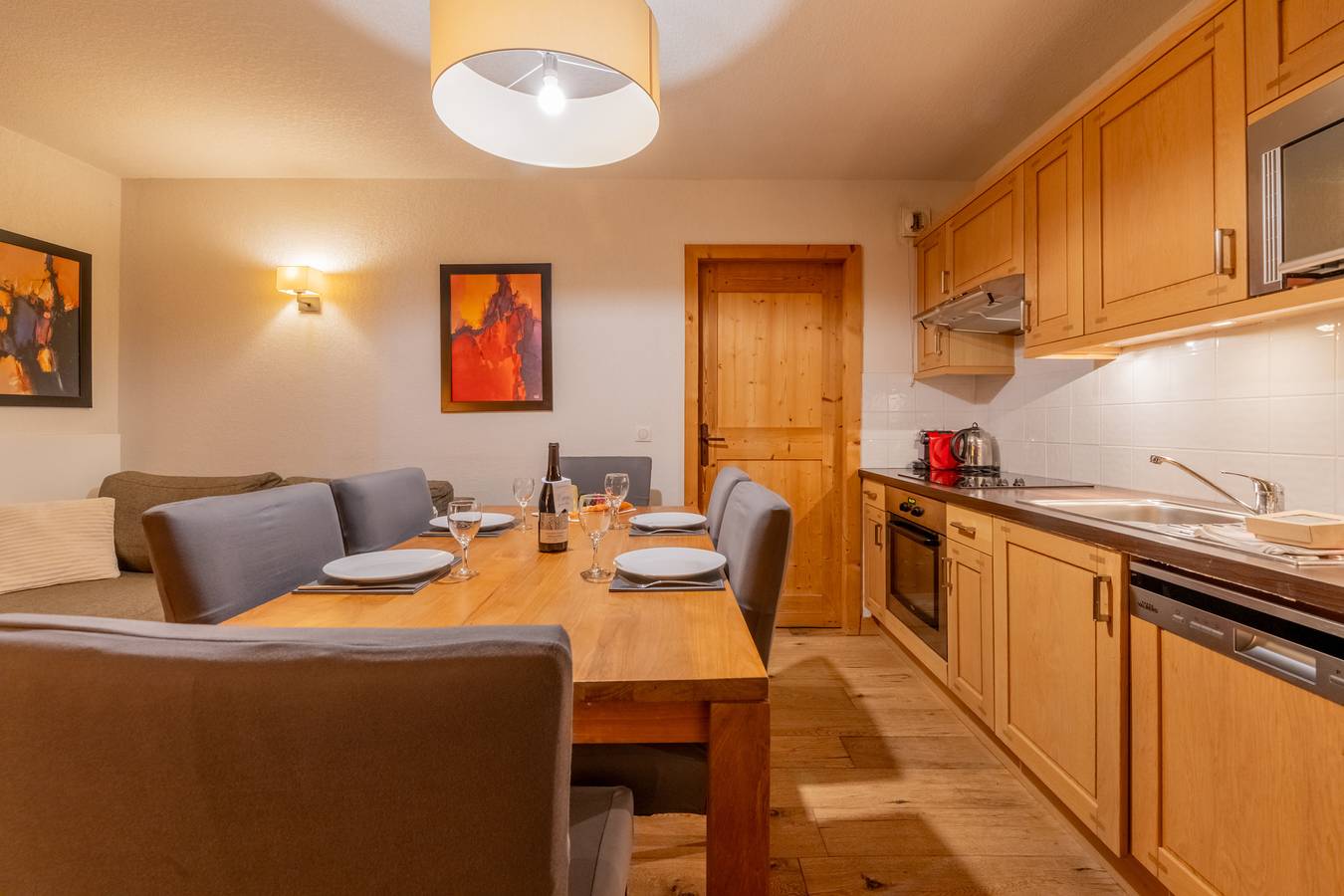 Apartamento entero, L'Ours Bleu C11 - Ski in Ski out in Vallorcine, Macizo del Mont Blanc