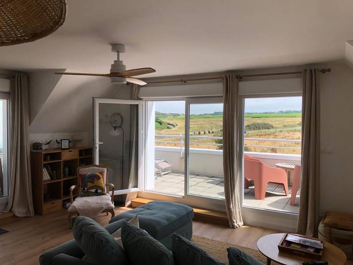 Ferienwohnung für 6 Personen, mit Terrasse und Ausblick