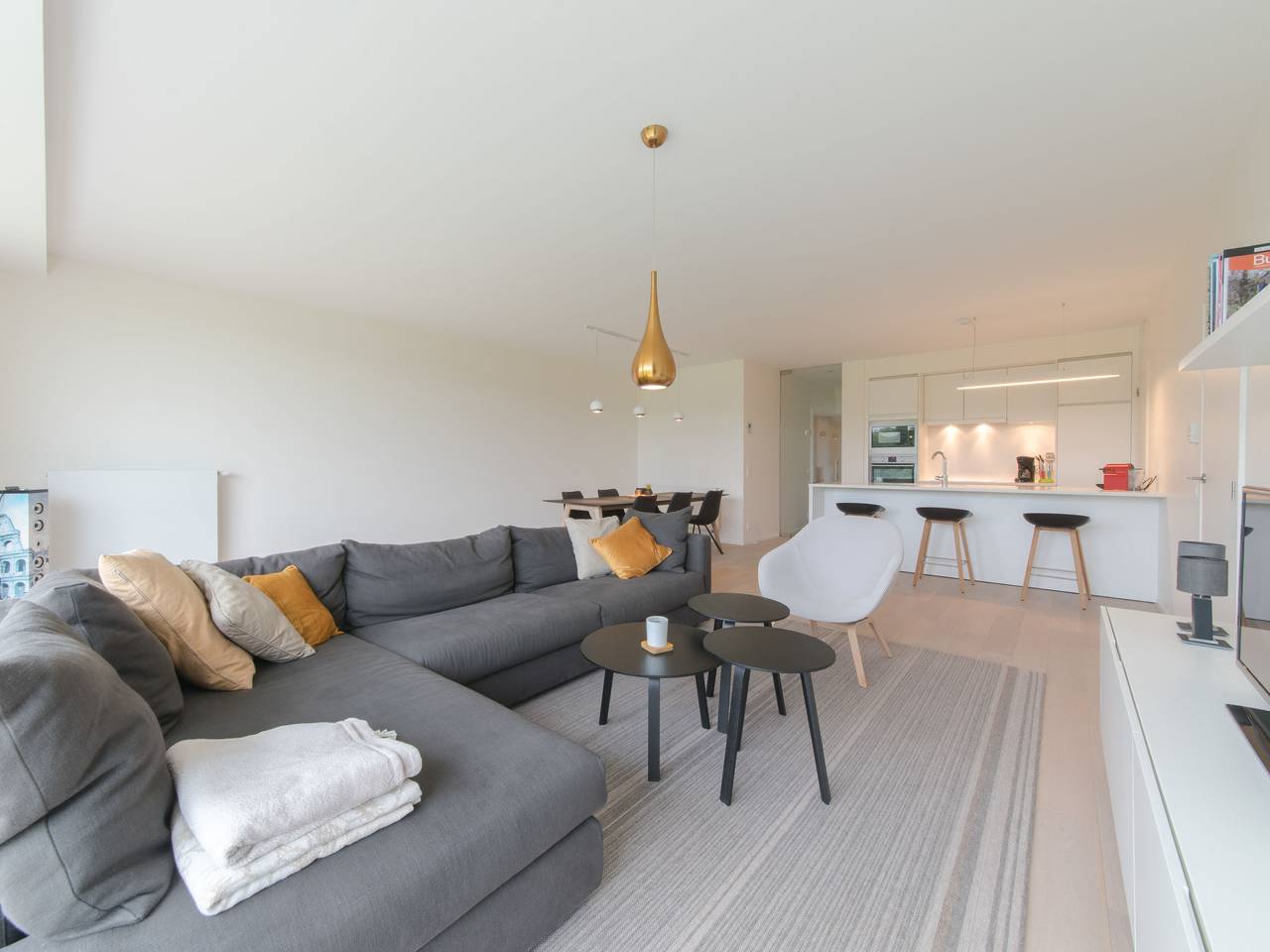 Ganze Wohnung, Duinenhof 18 with parking in De Haan, Belgische Küste