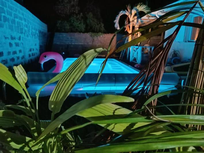 Gîte pour 3 personnes, avec vue ainsi que jardin et piscine à Bras-Panon - 2