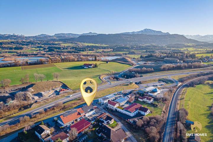 Ferienwohnung für 11 Personen, mit Balkon und Ausblick in Waltenhofen