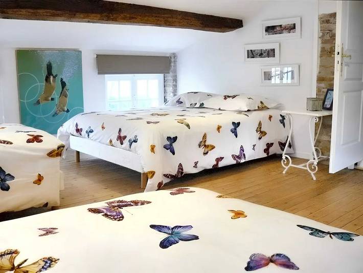 Villa pour 8 personnes, avec terrasse ainsi que piscine et jardin en Gironde - 4