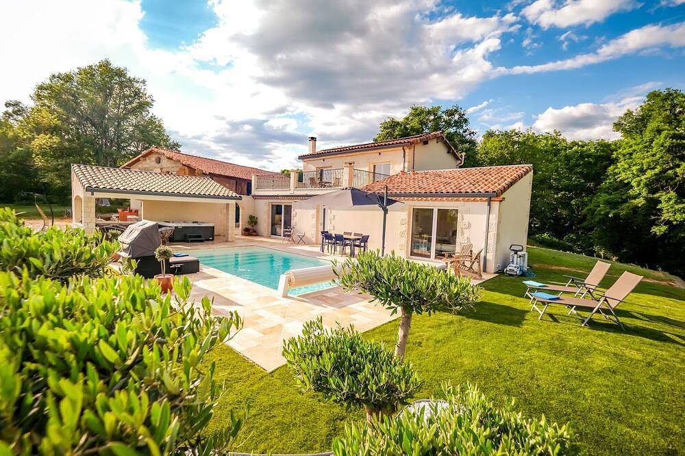 Villa Maurine - Pool & Spa & Fitness in Castelnau-de-Montmiral, Albi und Umgebung
