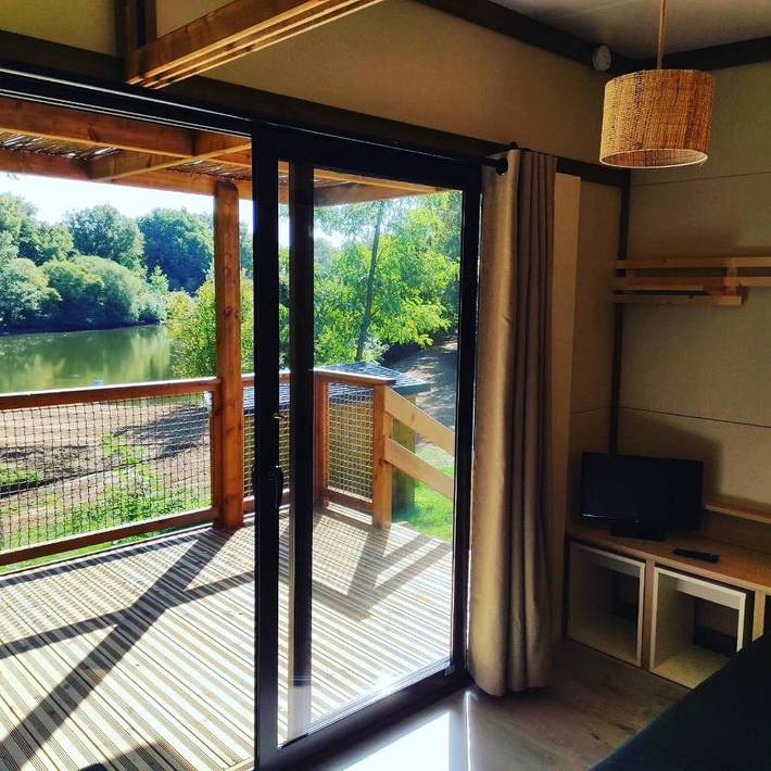 Gîte pour 5 personnes, avec vue et vue sur le lac ainsi que balcon et jardin à Maulévrier - 4