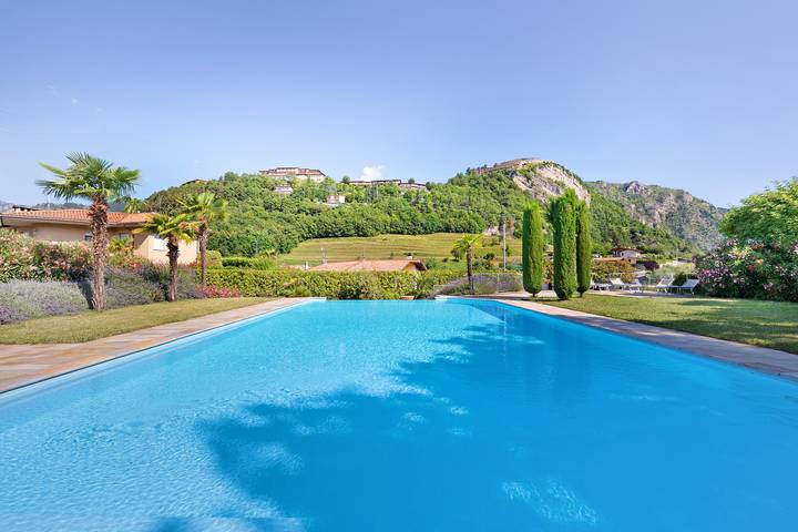 Ferienwohnung für 4 Personen, mit Garten und Seeblick am Gardasee - 4