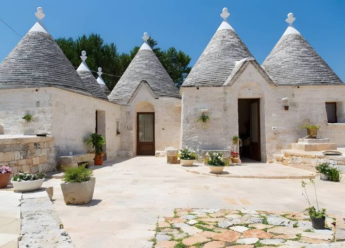 Trullo para 2 personas, con jacuzzi y jardín - 1