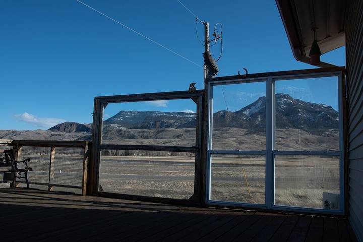 Gîte pour 7 personnes, avec terrasse à Wapiti