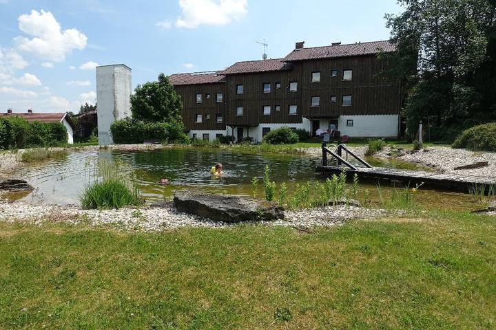 Pension für 2 Personen, mit Balkon/Terrasse und Balkon sowie Terrasse und Garten